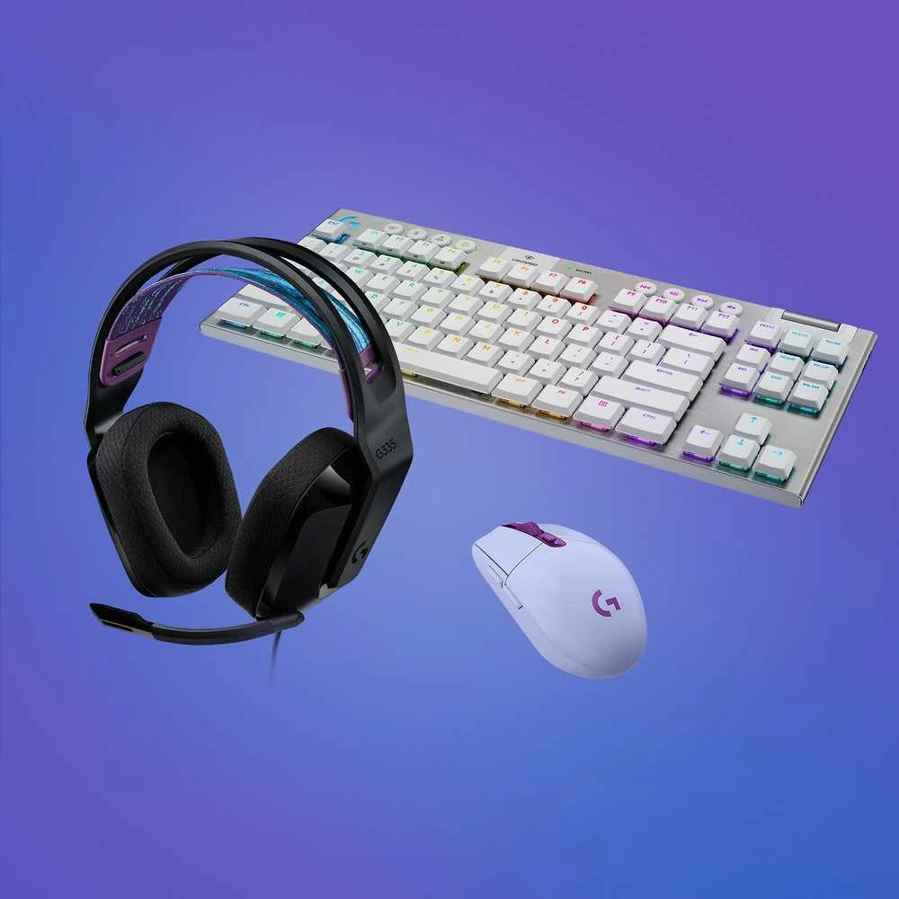 Laidinės žaidimų ausinės Logitech G335, juodos spalvos