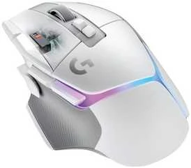 Pelė Logitech G502 X Plus Lightspeed -langaton pelihiiri, valkoinen