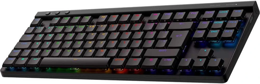 Belaidė klaviatūra Logitech G515 LIGHTSPEED TKL,  Juodos spalvos, Išdėstymas: Šiaurės šalių