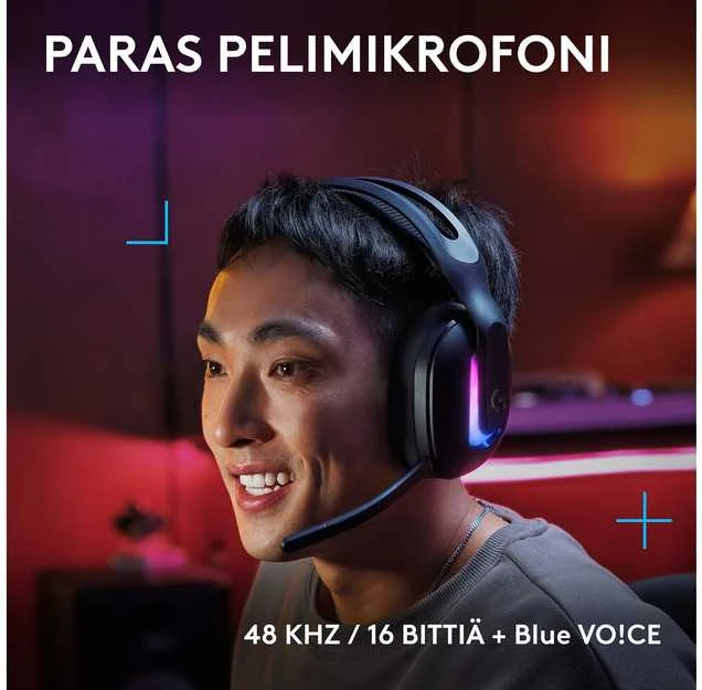 Logitech G522 Lightspeed Belaidės  Ausinės Žaidimams, Juodos