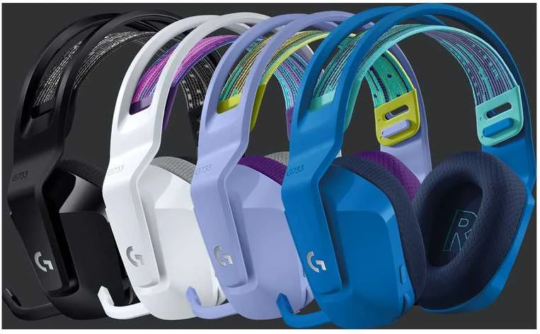 Belaidės ausinės Logitech G733, LIGHTSPEED, RGB, Mėlynos spalvos