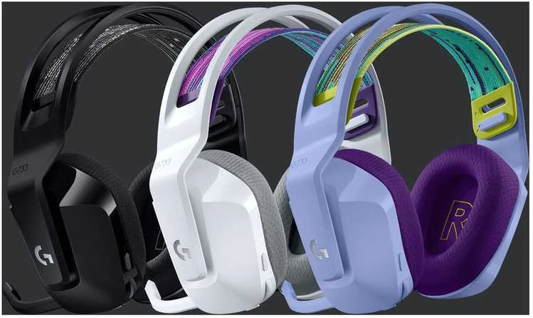 Belaidės ausinės Logitech G733, LIGHTSPEED, Violetinės spalvos