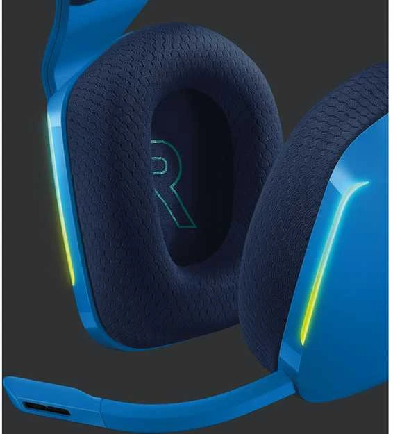 Belaidės ausinės Logitech G733, LIGHTSPEED, RGB, Mėlynos spalvos