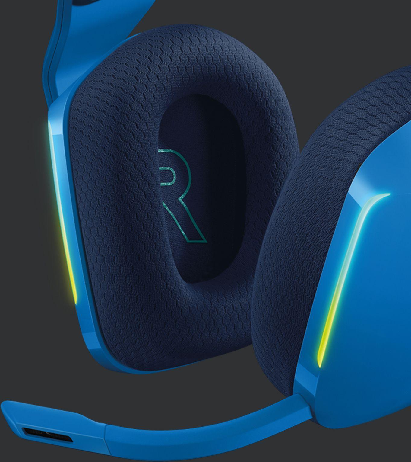 Belaidės ausinės Logitech G733, LIGHTSPEED, RGB, Mėlynos spalvos