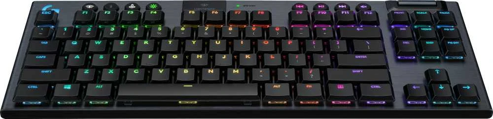 Belaidė Mechaninė žaidimų klaviatūra Logitech G915 TKL, RGB, Lightspeed, Stilius: Tactile, Išdėstymas: Šiaurės šalių