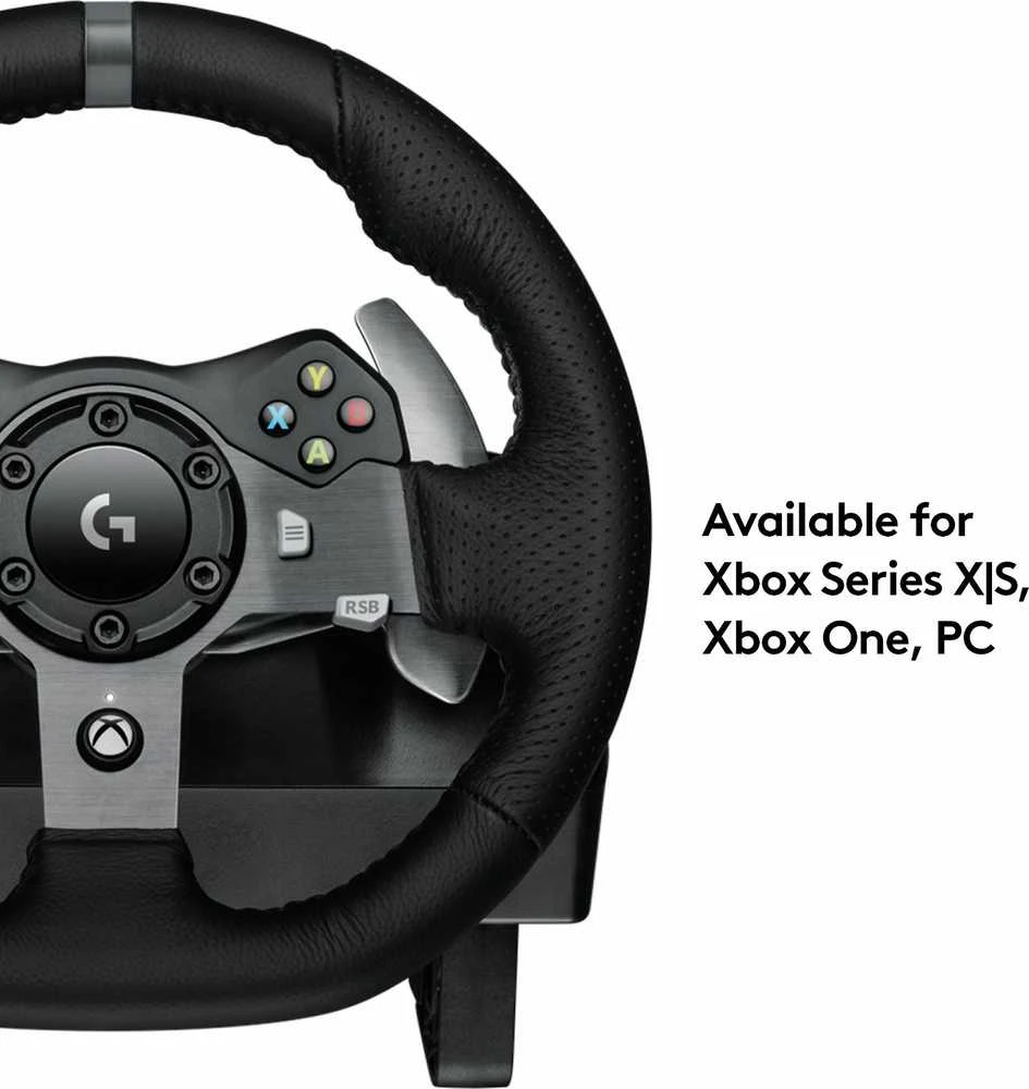 Logitech G920 Driving Force žaidimų vairas skirtas Xbox One ir PC su pedalais