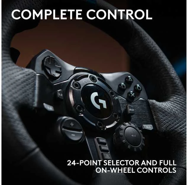 Logitech G923 TRUEFORCE simuliacinis lenktynių vairas su pedalais, skirtas PlayStation/PC