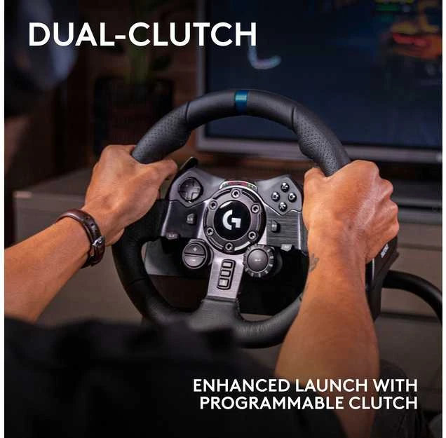 Logitech G923 TRUEFORCE simuliacinis lenktynių vairas su pedalais, skirtas PlayStation/PC