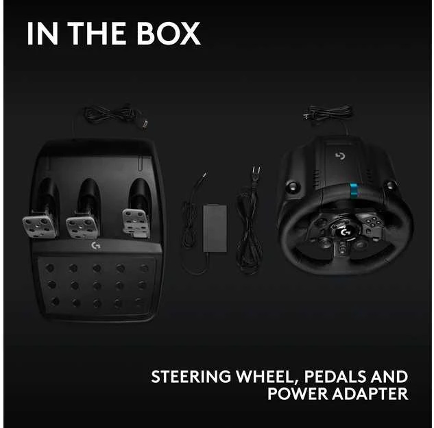 Logitech G923 TRUEFORCE simuliacinis lenktynių vairas su pedalais, skirtas PlayStation/PC