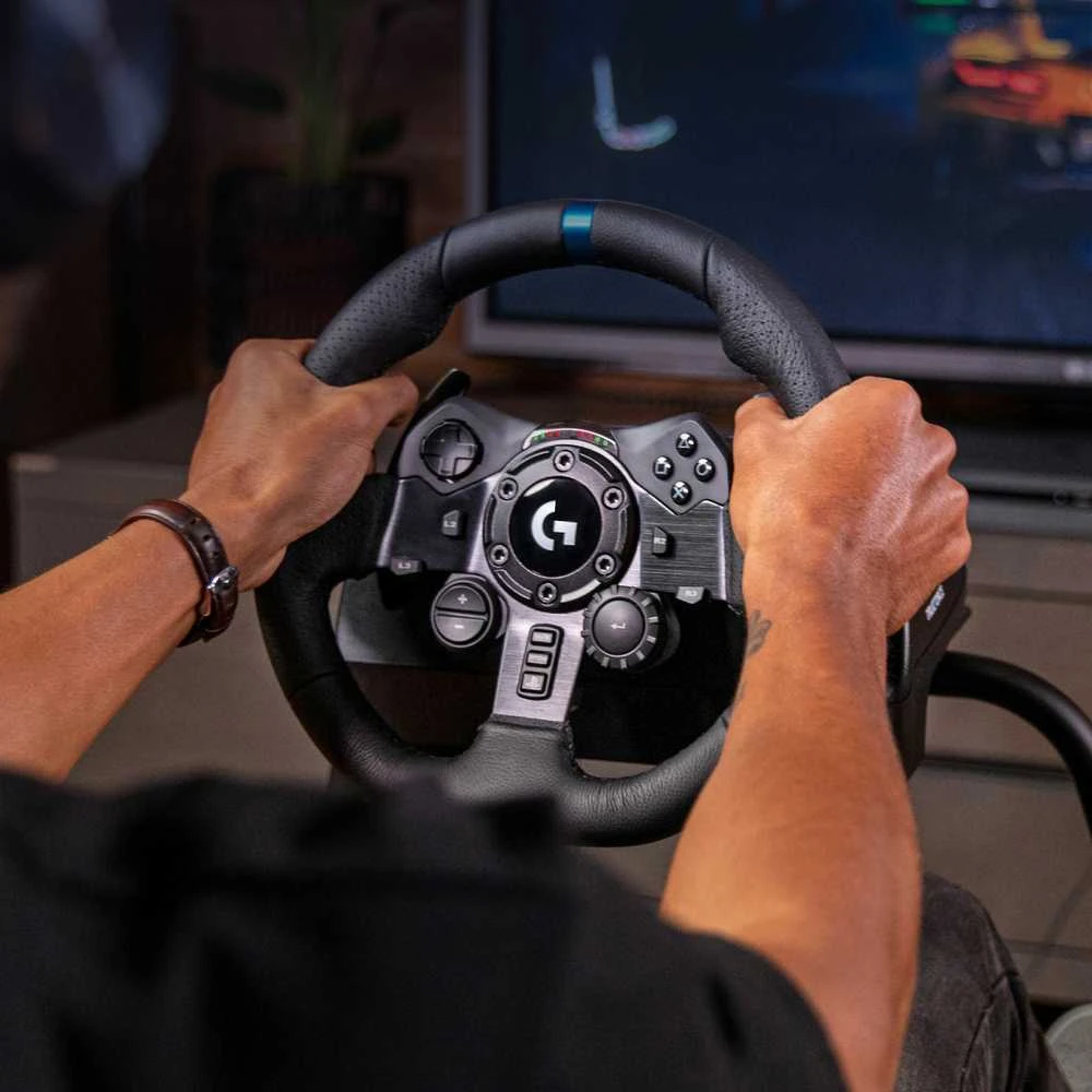 Logitech G923 TRUEFORCE simuliacinis lenktynių vairas su pedalais, skirtas PlayStation/PC