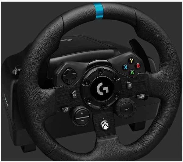 Logitech G923 TRUEFORCE simuliacinis lenktynių vairas su pedalais, skirtas Xbox Series X/S /Xbox One/PC