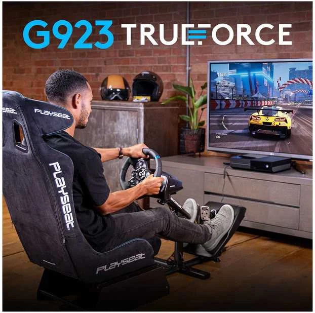 Logitech G923 TRUEFORCE simuliacinis lenktynių vairas su pedalais, skirtas Xbox Series X/S /Xbox One/PC