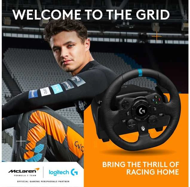 Logitech G923 TRUEFORCE simuliacinis lenktynių vairas su pedalais, skirtas Xbox Series X/S /Xbox One/PC