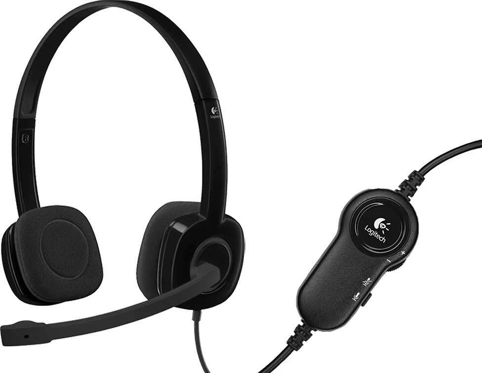 Universalios ausinės Logitech H151 su mikrofonu, 3,5mm jungtis