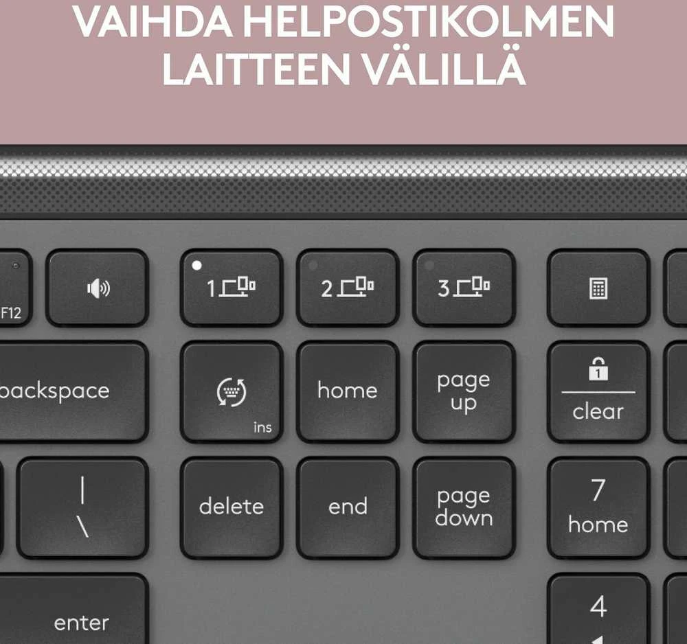 „Logitech“ – „Signature Slim“ belaidė klaviatūra K950 Nordic