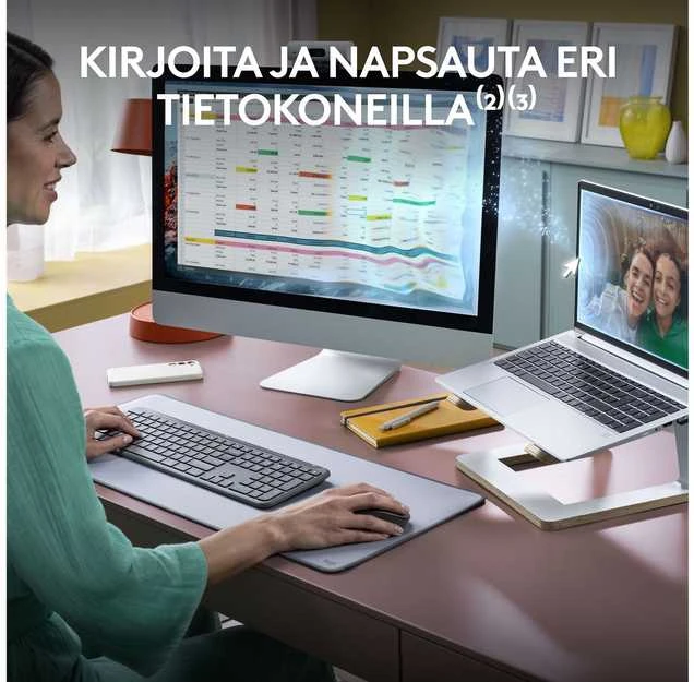 „Logitech“ – „Signature Slim“ belaidė klaviatūra K950 Nordic