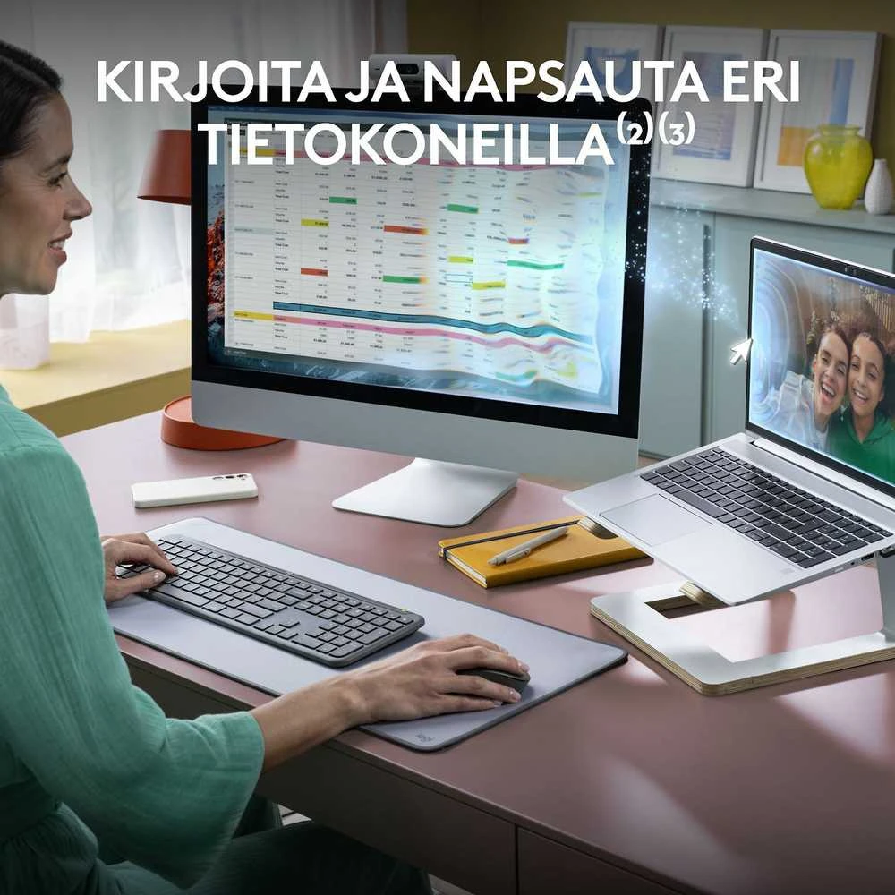 „Logitech“ – „Signature Slim“ belaidė klaviatūra K950 Nordic