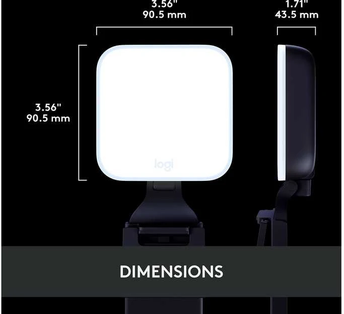 Logitech Luminaire 946-000002 / GLOW Juodas