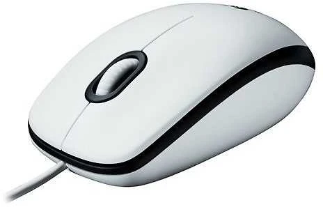 Logitech M100 Laidinė pelė, 1000 DPI, Balta