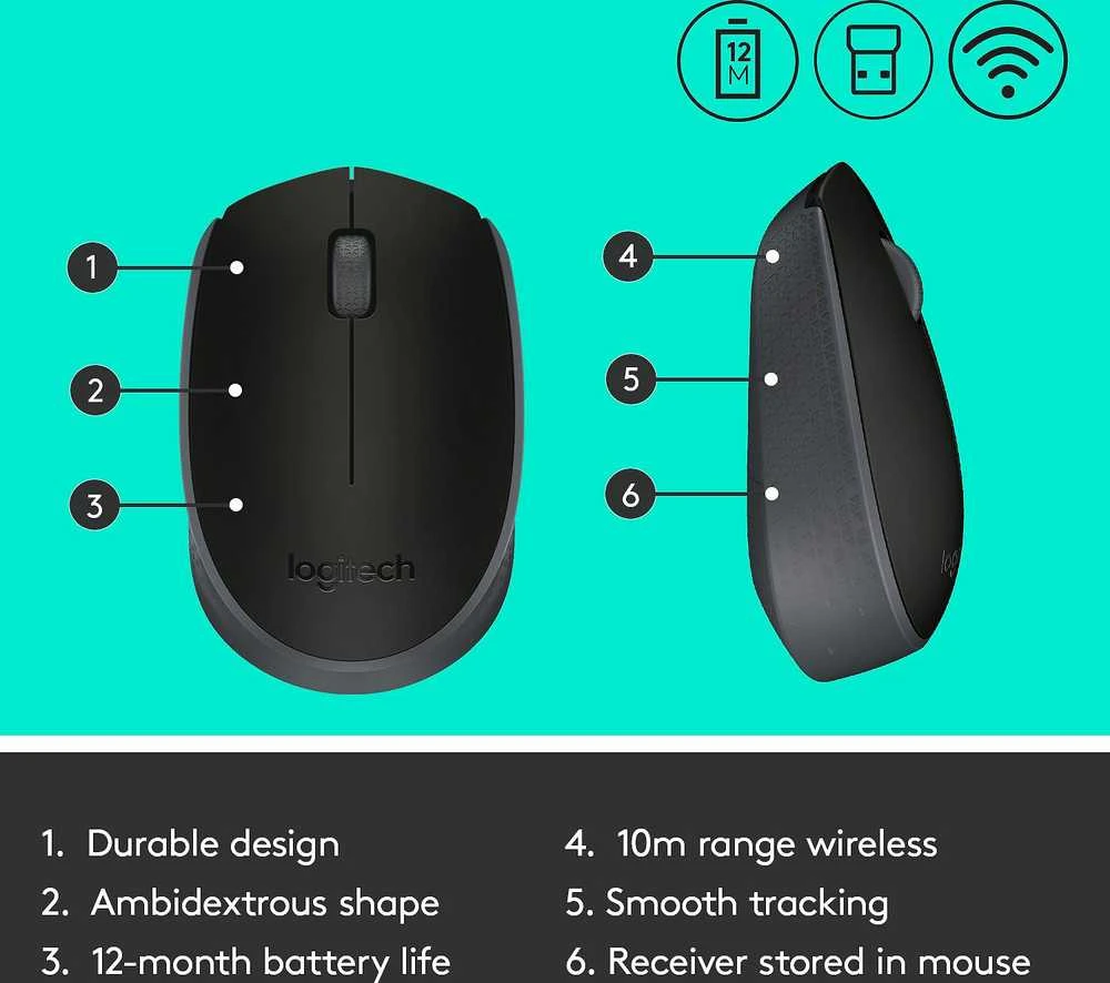 Belaidė pelė Logitech M170