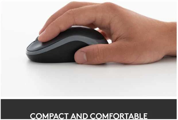 Bevielė pelė Logitech M185 pilka