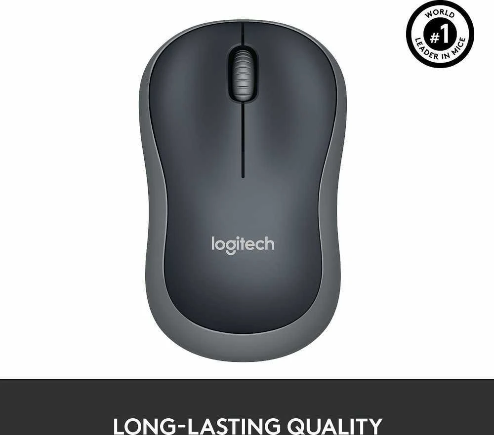 Bevielė pelė Logitech M185 pilka