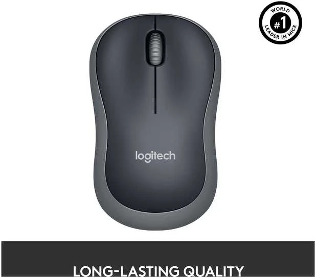 Bevielė pelė Logitech M185 pilka
