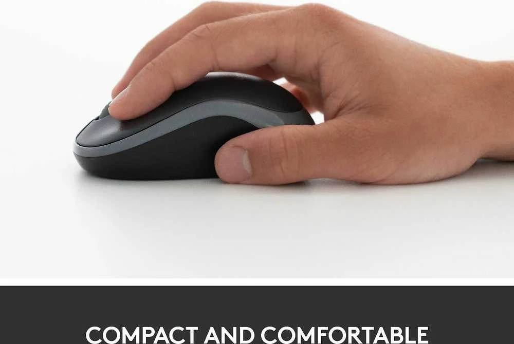 Bevielė pelė Logitech M185 pilka