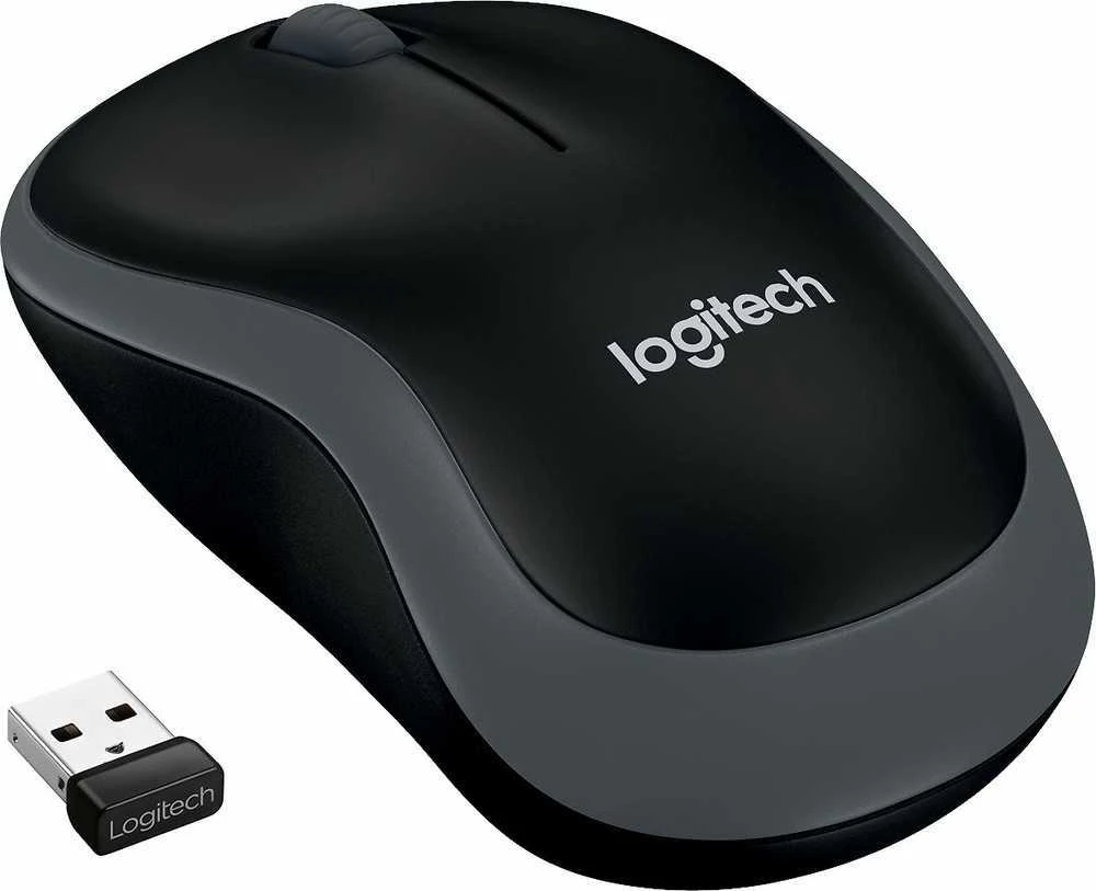 Bevielė pelė Logitech M185 pilka