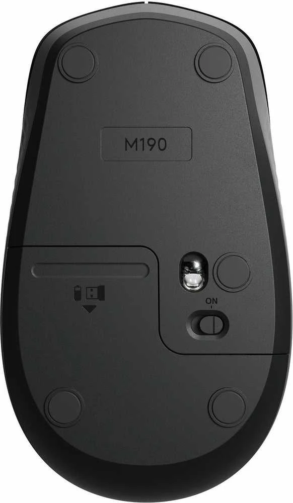 Belaidė pelė Logitech M190, juodos spalvos