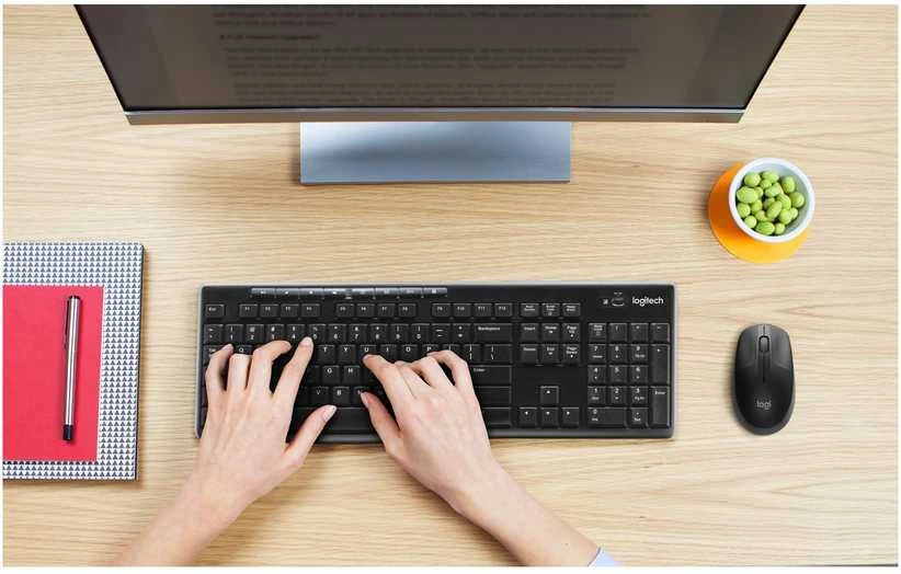 Belaidė pelė Logitech M190, juodos spalvos