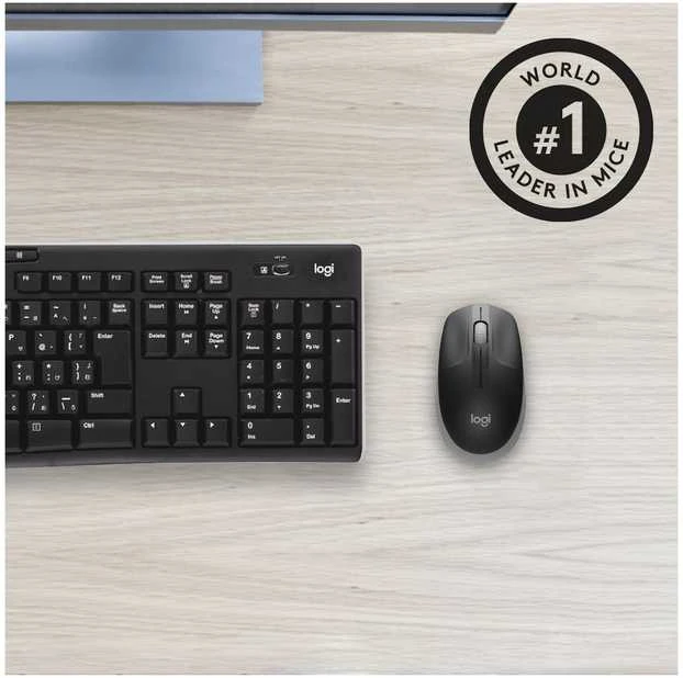 LOGITECH M190 Belaidė pelė - MID Pilkas
