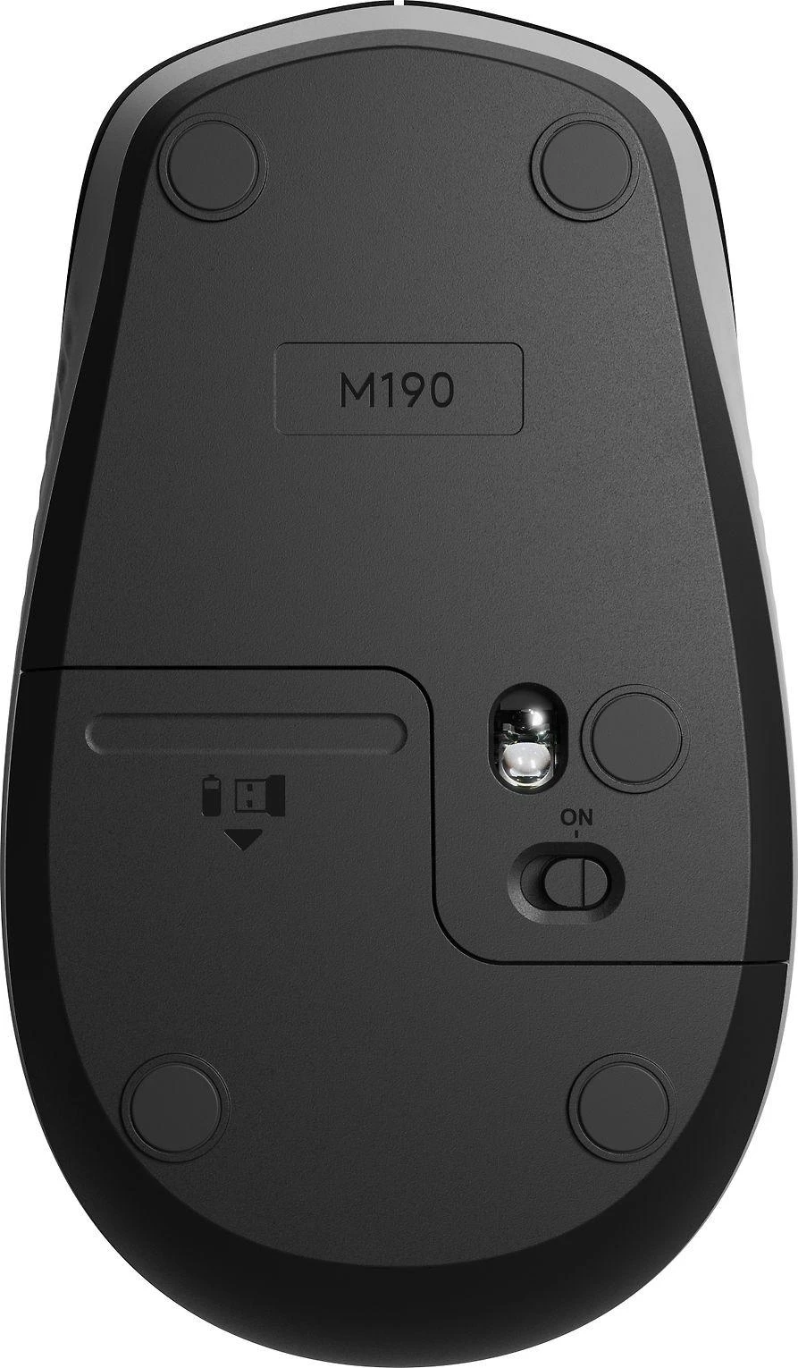 LOGITECH M190 Belaidė pelė - MID Pilkas