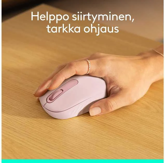 LOGITECH M196 Bluetooth pelė – ROSE – BT – EMEA28i-935