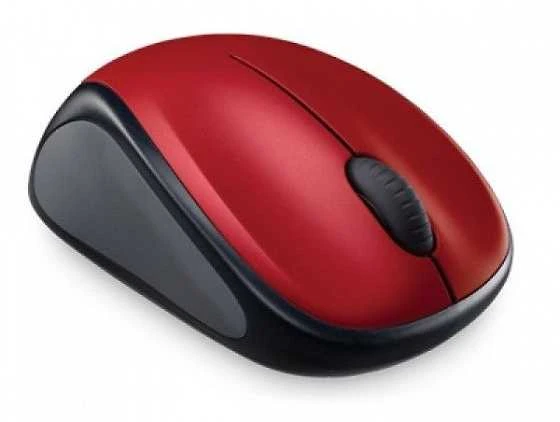 Optinė belaidė pelė Logitech M235, raudona, 910-002496