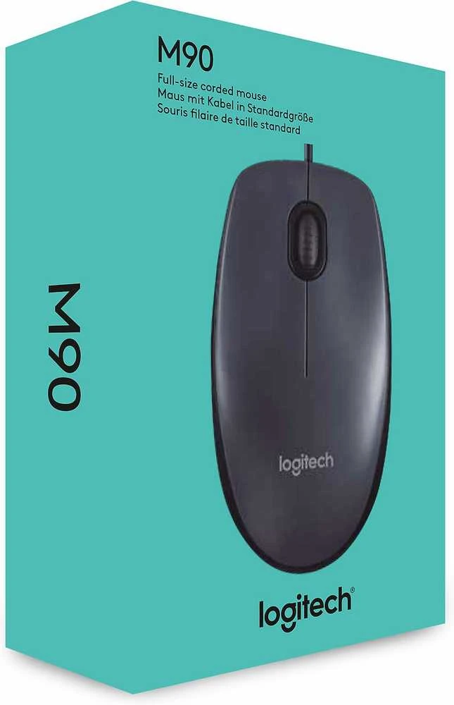 Optinė pelė su laidu Logitech M90 juoda