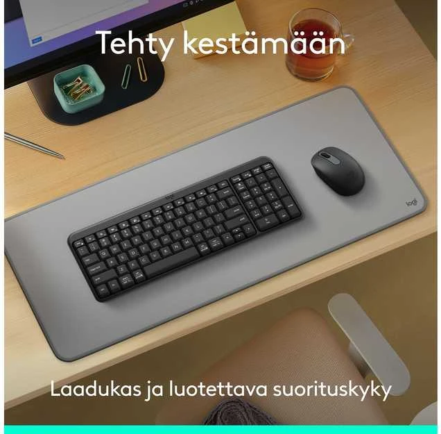 Klaviatūra Logitech MK250 näppäimistö ja hiiri