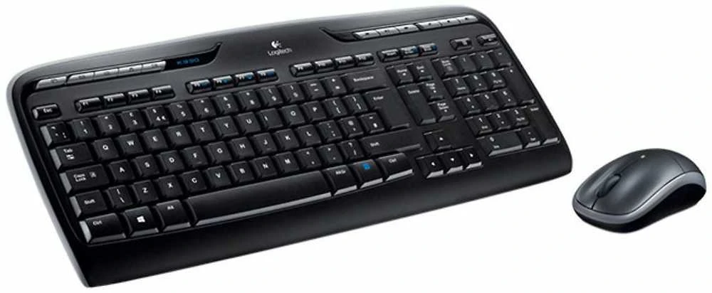 Logitech Belaidis klaviatūros ir pelės rinkinys MK330 (Nordic)