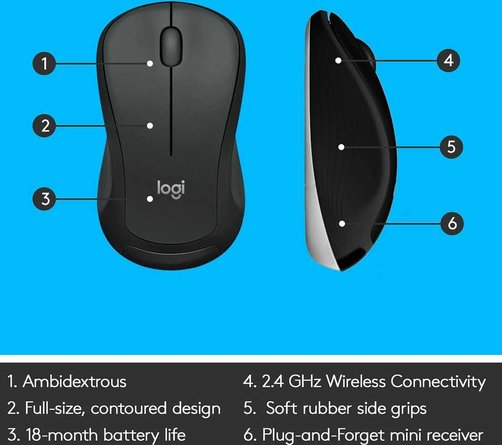 Belaidis pelės ir klaviatūros rinkinys Logitech MK540 Advanced, išdėstymas: Nordic (Qwerty)