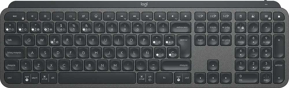 Klaviatūra LOGITECH MX KEYS verslui - GRAPHITE - PAN - BT - NORDIC-613