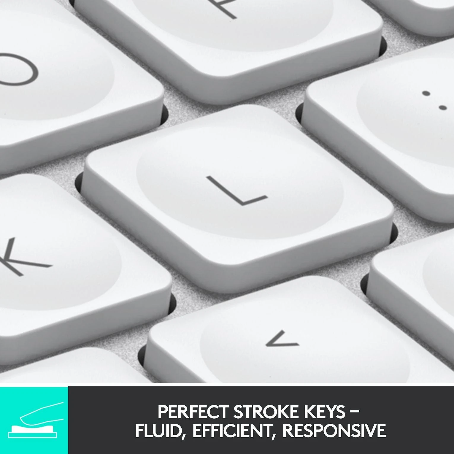 Klaviatūra Logitech MX Keys Mini SWE (W), šviesiai pilka