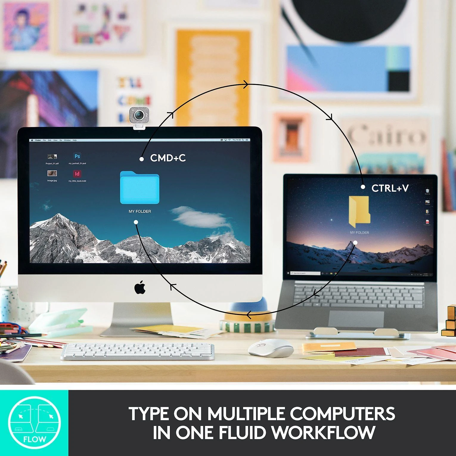 Klaviatūra Logitech MX Keys Mini SWE (W), šviesiai pilka
