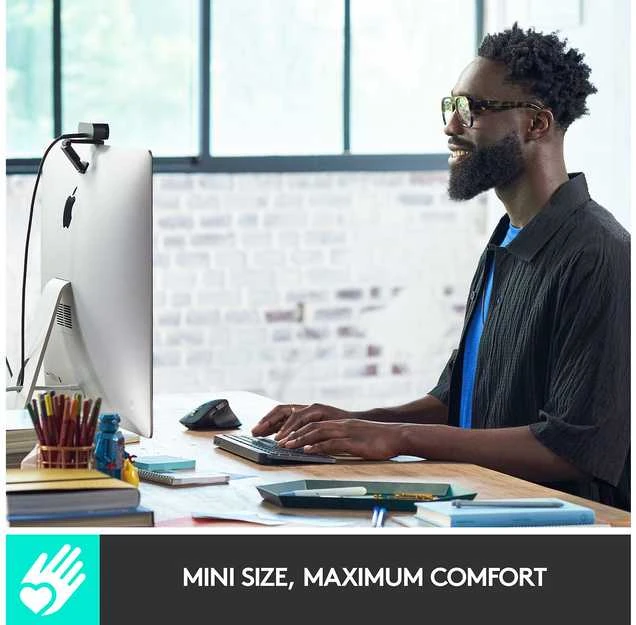 Minimalistinė Belaidė Klaviatūra su apašvietimu Logitech MX Keys Mini, Rožinės spalvos, Šiaurės šalių (Qwerty) išdėstymas