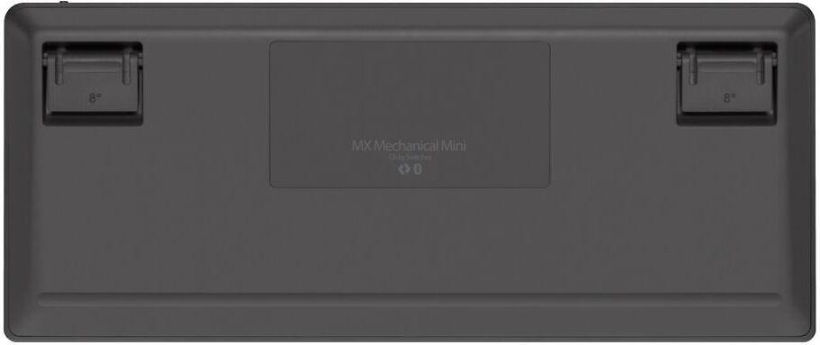 „Logitech MX Compact“ mechaninė belaidė klaviatūra su apšvietimu – Šiaurės šalių klaviatūra su „Clicky Switch“.