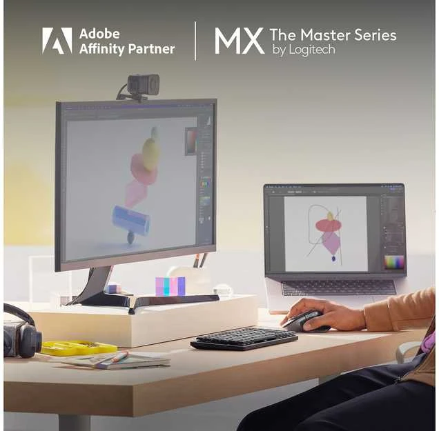 Belaidė pelė Logitech MX Master 3S for Mac, pilkos spalvos