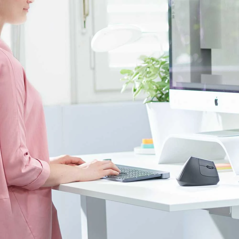 Belaidė pelė Logitech MX Vertical, pilka