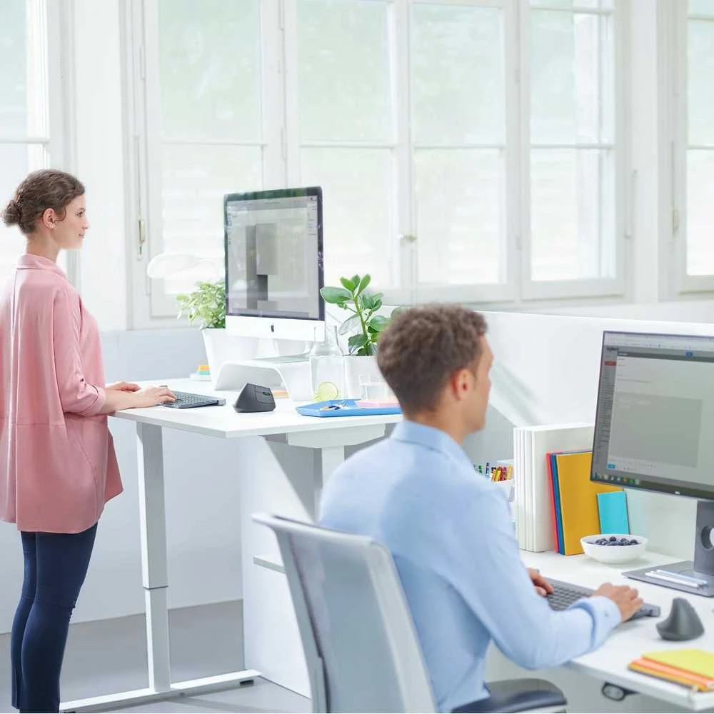 Belaidė pelė Logitech MX Vertical, pilka