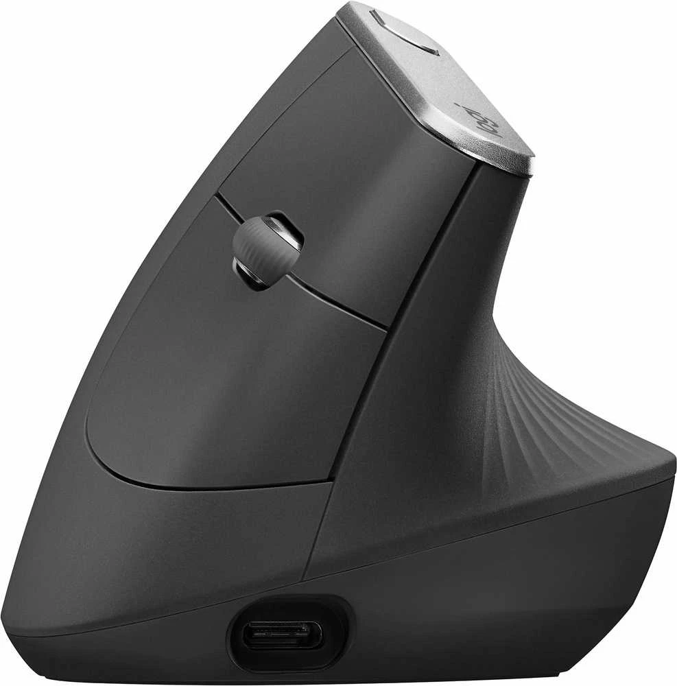 Belaidė pelė Logitech MX Vertical, pilka