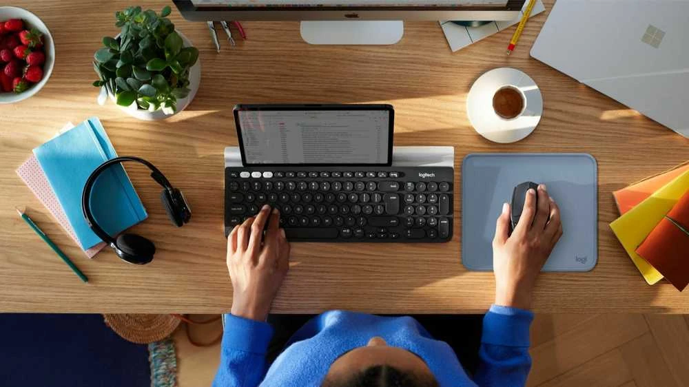 Pelės kilimėlis Logitech Studio Series, Mėlyna spalva