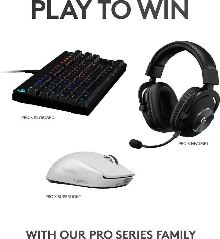 Belaidė žaidimų pelė Logitech G Pro X Superlight, Balta